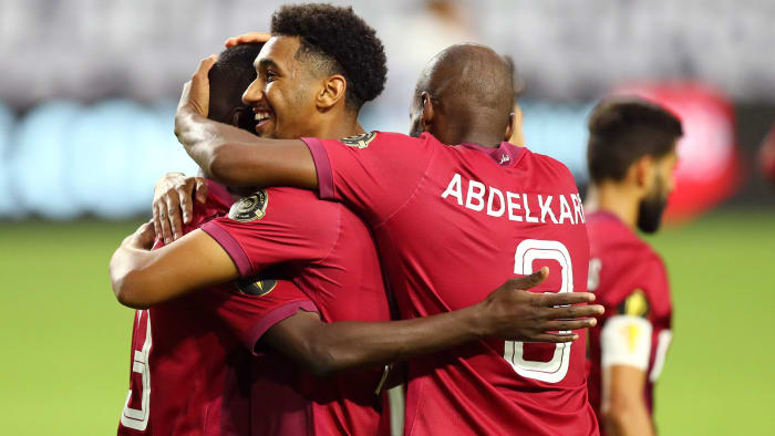 Qatar has reached the Gold Cup semifinals